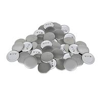 vidaXL 500 pcs DIY Pinback Button Parts 58 mm- Customizable badge components for Promotional Campaigns - Includes Metal Shell, Mylar Film, Plastic Back