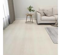 vidaXL 55x Self-adhesive Flooring Planks PVC 5.11 m² Beige Laminate Floor Tile