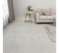 vidaXL 55x Self-adhesive Flooring Planks PVC 5.11 m² Cream Laminate Floor Tile