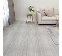 vidaXL 55x Self-adhesive Flooring Planks PVC 5.11 m² Grey Floor Tile Cover