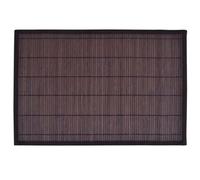 vidaXL Handmade Bamboo Placemats 30 x 45 cm, Dark Brown, Natural Dining Table Mats, Easy Cleaning, Non-Slip Backing, Stylish Home Decor, Set of 6