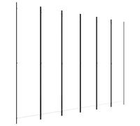 vidaXL 6-Panel Room Divider White 300x220 cm Fabric