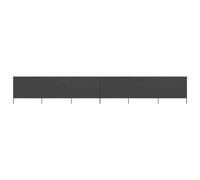 vidaXL 6-panel Wind Screen Fabric 800x160 cm Anthracite UK