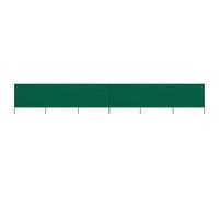 vidaXL 6-panel Wind Screen Fabric 800x160 cm Green