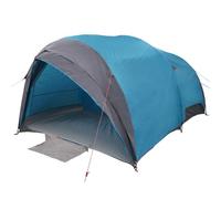 vidaXL 6 Person Tunnel Tent in Blue - Ideal for Camping! It is waterproof and made of breathable material.