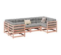 vidaXL 6 Piece Garden Sofa Set Solid Wood Douglas Fir