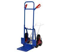 vidaXL 6-wheel Sack Truck with 200kg Capacity Blue-red Transport Carrier Cart