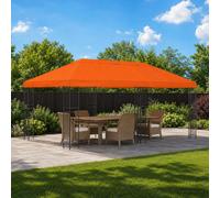 vidaXL 6 x 3 m Orange Polyester and Steel 190