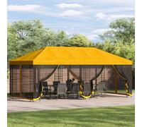 vidaXL 6 x 3 m Yellow Polyester and Steel 190