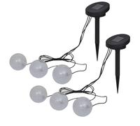vidaXL 6x Solar Bowl LED Floating Ball Light for Pond Swimming Pool Pond Lamp