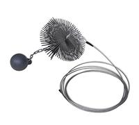 vidaXL 7.9" Chimney Cleaning Brush Round Flat w/ Steel Ball Wire Pipe Sweep