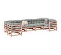 vidaXL 7 Piece Garden Sofa Set Solid Wood Douglas Fir