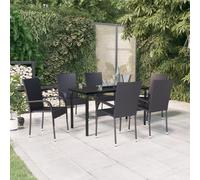 Outdoor Dining Set Garden Table Chair 3/5/7/9 Piece Multi Colours/Sizes vidaXL