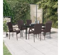 Outdoor Dining Set Garden Table Chair 3/5/7/9 Piece Multi Colours/Sizes vidaXL