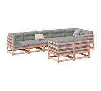 vidaXL 8 Piece Garden Sofa Set Solid Wood Douglas Fir