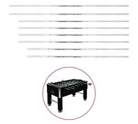vidaXL 8x Rods for Football Table Soccer Table Rod Game Table Accessory Sporting