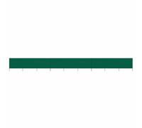 vidaXL 9 Panel Beach Screen Windproof Camping Garden Folding Outdoor Fabric 1200 x 120 cm Green