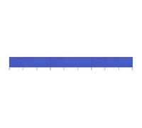 vidaXL 9-Panel Wind Screen, Outdoor Azure Blue Non-Woven Fabric Windshield, Durable Wooden Pole Support, Easy Install, Versatile Placement