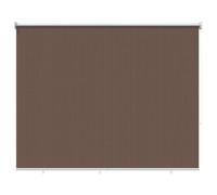 vidaXL 90% UV Blocking Taupe HDPE Outdoor Roller Blind Balcony Patio Sun Shade Garden Window Roller Blind