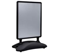 vidaXL A1 Waterbase Poster Stand Black Aluminium Alloy