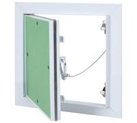 vidaXL Access Panel Green and Silver 30 x 30 cm