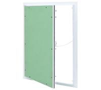 vidaXL Green Aluminium Access Panel - 650 x 550 mm - Modern Design for DIY & Professional Use