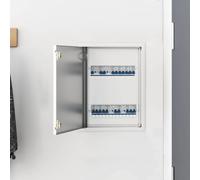 vidaXL Access Panel Manual White 30 x 40 cm Steel