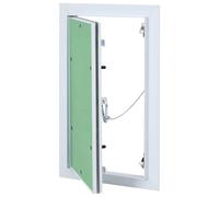 vidaXL Access Panel White 20 x 35 cm Aluminium and Plasterboard