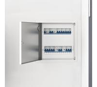 vidaXL Access Panel White 33 x 33 x 3 cm Steel
