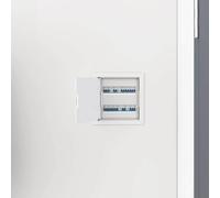 vidaXL Access Panels 2 pcs White 15 x 15 cm ABS Plastic