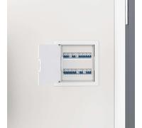 vidaXL Access Panels 2 pcs White 20 x 20 x 2 cm ABS Plastic