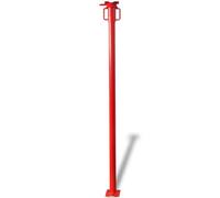 vidaXL Acrow Prop Red 280 x 12 x 12 cm Steel with a Painted Finish, Adjustable Prop, Modern Construction Support, Versatile Tool, Reliable Building, Structural for Projects