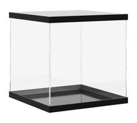 "vidaXL Acrylic Display Box - Clear and Lightweight - Ideal for Showcasing Collectibles, Toys, Models - Dustproof & Fully Enclosed - Easy Tool-free Assembly - 30x30x30 cm"