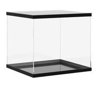 "vidaXL Acrylic Display Box, Transparent Plexiglass Case, Home, Office, Shop, Exhibition Display, Dustproof, Lightweight, Clear, Easy Assembly, 40x36x35 cm"