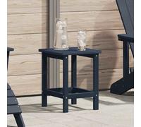 vidaXL Adirondack Side Table Navy Blue 38 x 38 x 46 cm HDPE