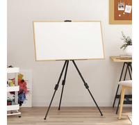 vidaXL Adjustable Display Easel Black Metal Painting Easel Advertising Stand
