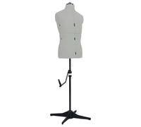 vidaXL Adjustable Dress Form Male Clothing Storage Organisation Display Mannequi