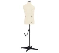 vidaXL Adjustable Dress Form Male Clothing Storage Organisation Display Mannequi