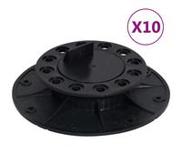 vidaXL 10x Adjustable Feet for Decking Garden Flooring Support Foot Pedestal