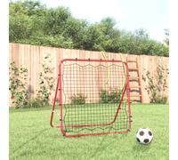 vidaXL Adjustable Football Kickback Rebounder Ball Rebound Net, Steel and PE
