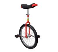 vidaXL Adjustable Unicycle 20 Inch Red Balance Exercise Fun Bike Cycle Fitness