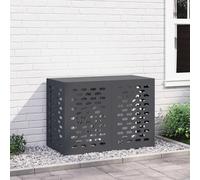vidaXL Air Conditioner Cover Anthracite 100 x 50 x 70 cm Steel