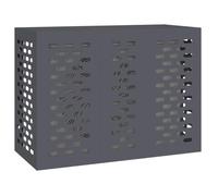 vidaXL Air Conditioner Cover Anthracite 110 x 50 x 80 cm Steel