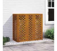 vidaXL Air Conditioner Cover Rusty 110 x 50 x 105 cm Weathering steel
