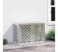 vidaXL Air Conditioner Cover Silver 100 x 50 x 70 cm Galvanised Steel