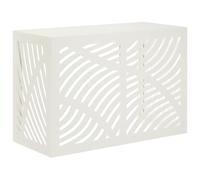 vidaXL Air Conditioner Cover White 90 x 40 x 60 cm Steel