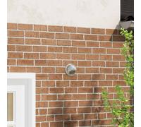 vidaXL Air Vent Covers 2 pcs Silver 80 mm Stainless Steel