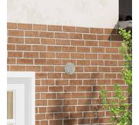 vidaXL Air Vent Covers 4 pcs Silver 80 mm Stainless Steel