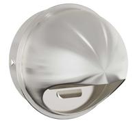 vidaXL Air Vent Grille 8pcs Silver 200mm Stainless Steel Air Outlet Cover Kitchen Bathroom Modern Stainless Steel Design Ideal for Indoor and Weatherproof