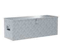vidaXL Aluminium Box 110.5x38.5x40 cm Silver